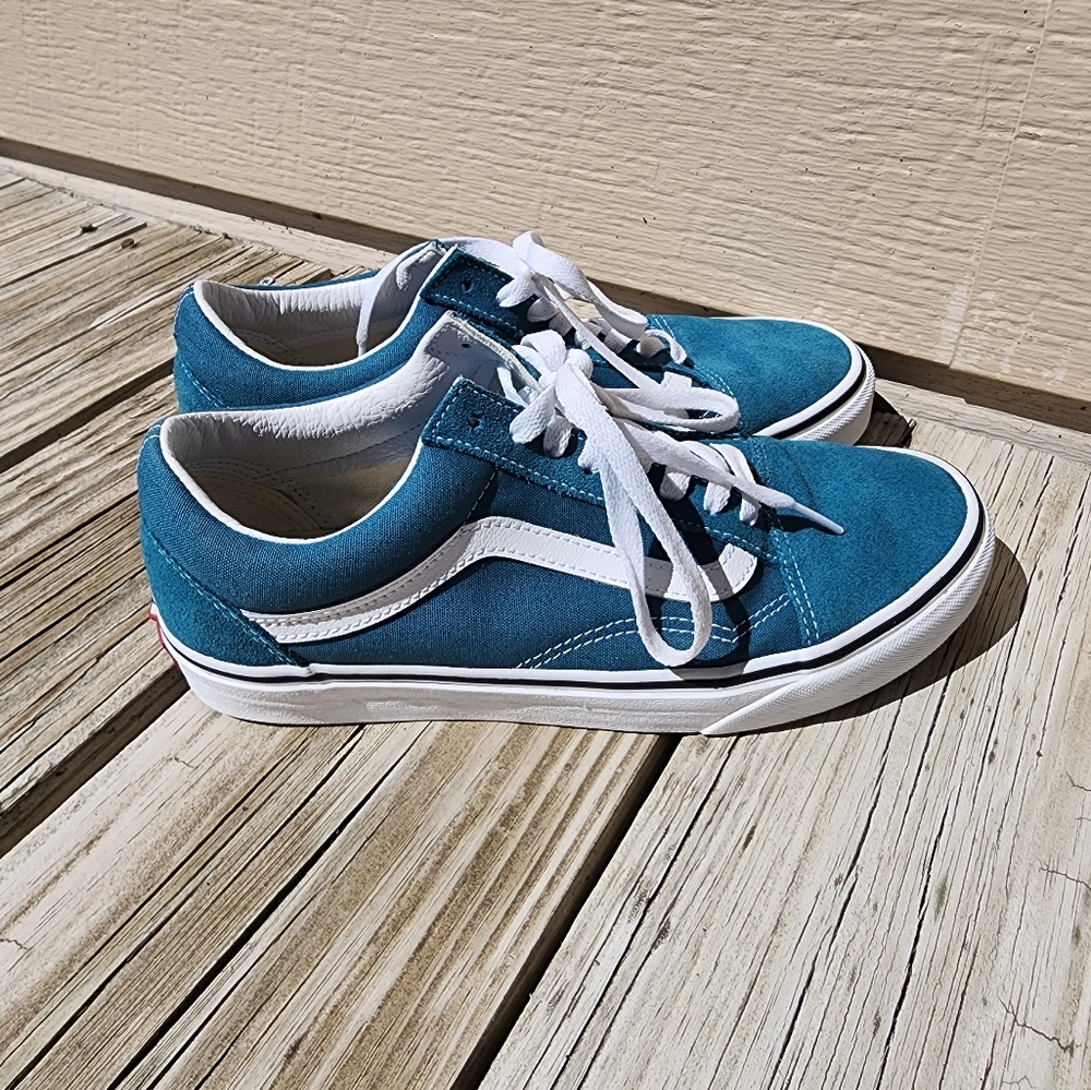 Teal Old Skool Vans
